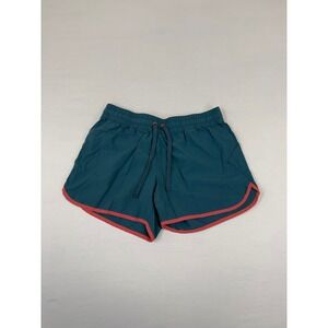 Columbia Sportswear Endless Trail Omni Shade Athletic Shorts Womens M Teal Green